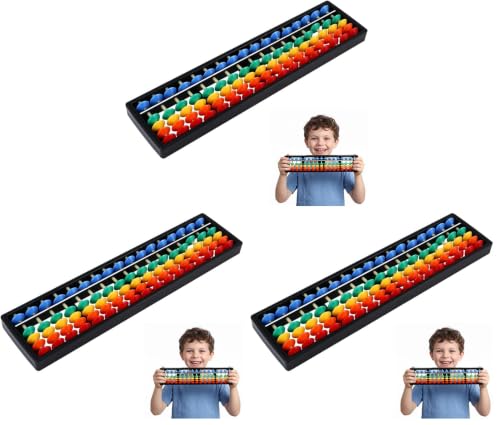 Image of Toddmomy Abacus Soroban for Kids, Plastic Abacus Beads Chinese Calculator 17 Digits Math Learning Educational Counting Tool for Kids Adults (Pack of 3)