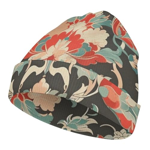 Vintage Ottoman PatternChildren's Polyester Knitted Hat, Easy to Travel