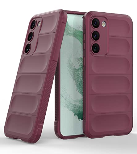 Image of Amazon Brand - Solimo Mobile Cover for Samsung Galaxy S23 Plus (Silicone Plum)
