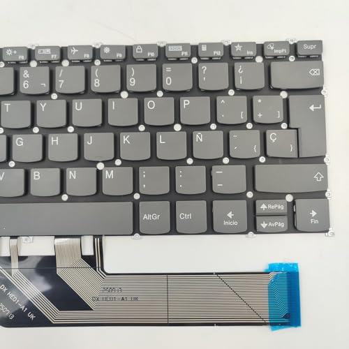 Clavier Remplacement Lenovo Flex 5-14ITL05 Gris Rétroéclairé