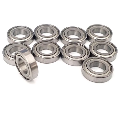 10pcs Bearing 687 618/7ZZ 687ZZ 7x14x3.5 MOCHU Deep Groove Ball Bearings, Single Row Mini Ball Bearing