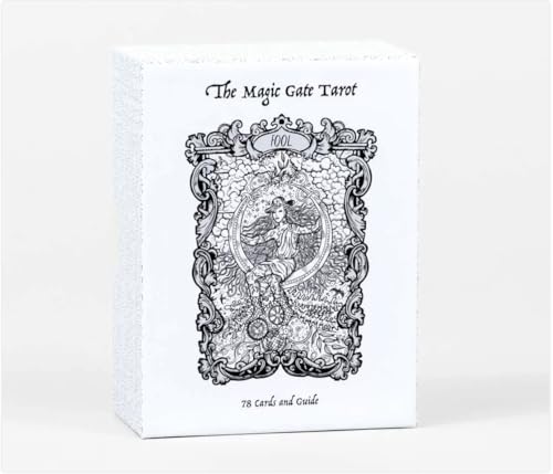 Stampato negli Stati Uniti The Magic Gate Tarocchi Deck con guida, immagini occulte, mazzo completo, per divinazione, letture psichiche e predizione della fortuna