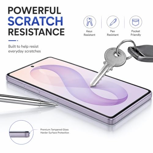 Image of FIRST MART Tempered Glass Screen Protector for Samsung Galaxy Z Fold 8 5G - Full-Glue Screen Guard, 3D Edge to Edge, HD Clear, Bubble-Free, Case-Friendly, Black, Pack of 2