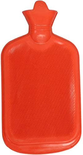 Rubber Hot Water Bottle for Pain Relief, 2L Hot Water Bag for Menstrual Cramps, Neck and Shoulder Pain, Hot Pad for Women and Men(Multicolor)