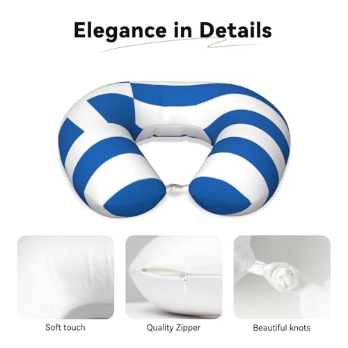Almohada de espuma viscoelástica para viaje negra miniatura 3