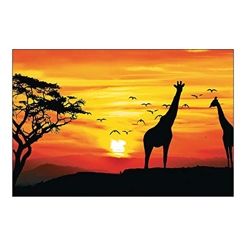 African Safari Backdrop Banner - Party Decor - Wall Decor - Preprinted Backdrops - 3 Pieces