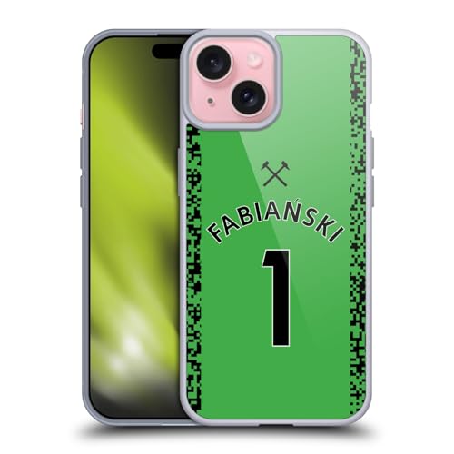 Funda para iPhone 15 West Ham United FC para aficionados del club londinense