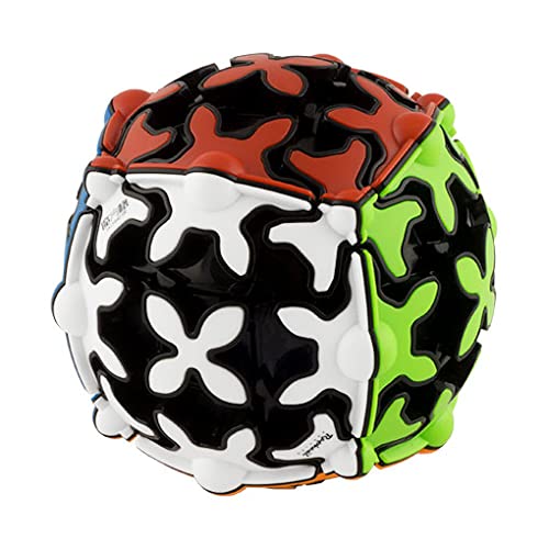 Image of D ETERNAL QY Gear Cube Sphere Shaped Speed Magic Cube Puzzle (Tiled)