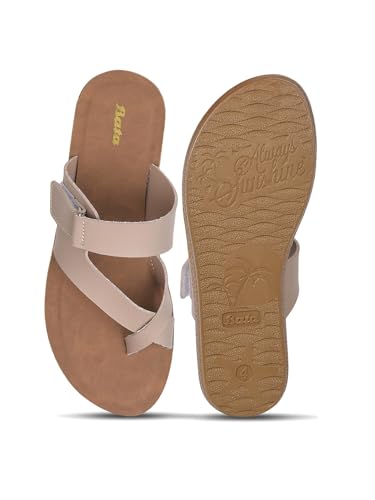Image of Bata Women's Casual Toe Ring Slipper - Beige
