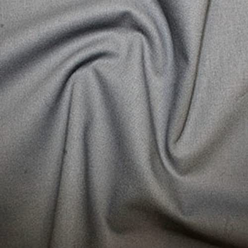 Tissu en coton pour loisirs créatifs et décoration de la maison avec ce rouleau de 10m gris foncé