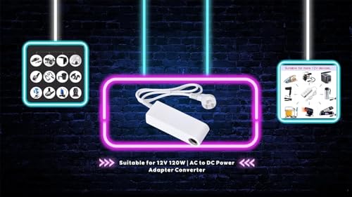 Image of 12V 120W AC to DC Power Adapter Converter | Car Cigarette Lighter Socket Charger for AC to DC Converters - White