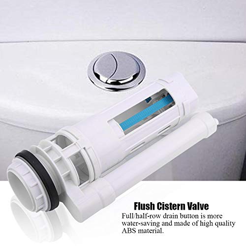 Garosa Dual Flush Toilet Drain Valve, Cistern Flush Valve for Toilet Tanks G1/2 Outlet Valve, Tank Flush Valve - Image 2