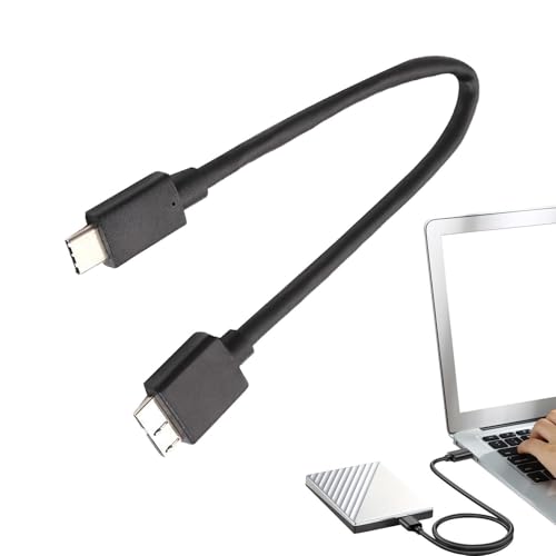 Disco duro portátil de 5 TB: dispositivo de almacenamiento externo, velocidad de transferencia rápida de 5 Gbps, cable compatible con , diseño de cable de datos universal | Solución de copia de s