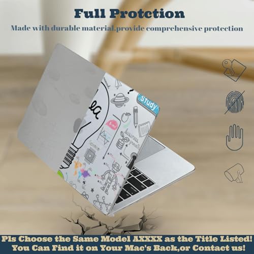 Coque MacBook Air 13 M5 M4 M3 M2 protection rigide pour modèle A3449 A3113 - 4