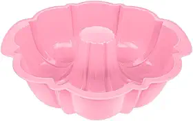 Forma Pudim Pudinzeira 1,8LT Vai ao Microondas Resistente (Rosa)
