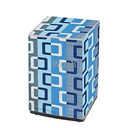 Image of WOAH Top Load Fully Autometic Washing Machine Cover Compatible With ifb samsung bosch whirlpool haier lg and All Brand Universal Size 7kg | 7.5kg | 8kg (Blue Box) D