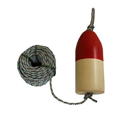 KUFA 100' leaded core rope & 11'' Red/White float combo FWL-100