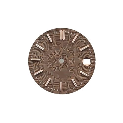 Generic NH35 ���v�̕����ՂƐj 28.5mm �r���v(Coffee Rose scale)