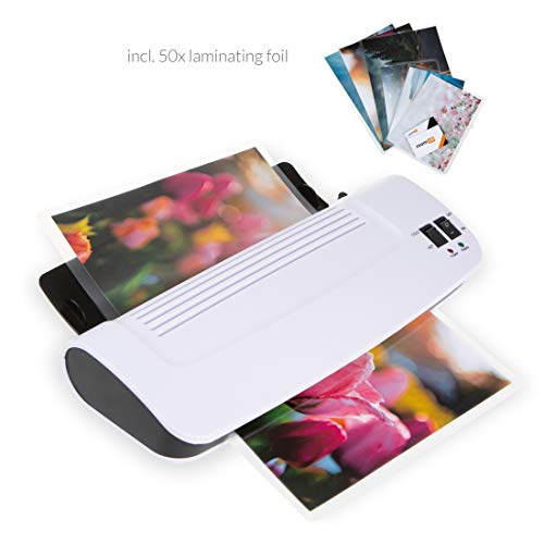 Zoomyo 9" hot & cold laminator Z9-5 warms up in just 3 to