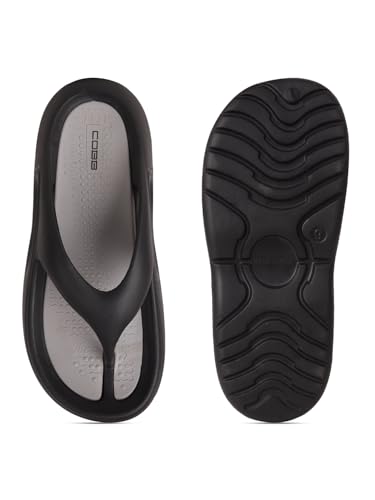 Image of COBB Men's Premium Slippers With Soft Acupressure Comfortable & Light Weight| Stylish & Anti-Skid | Casual Waterproof & Everyday Flip-Flop