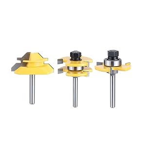 Xtinkopw XTINKOPW 3 Stück Winkelfräser-Set