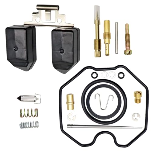 Image of SecosAutoparts Carburetor Rebuild Kit, Fit for Honda XR100 1981-1984, CRF100F 2004-2007, XR100R 1995-2003, XL100S 1979-1985, XL125S 1979-1985, XR200R 1986-1997, XR200 1980-1984