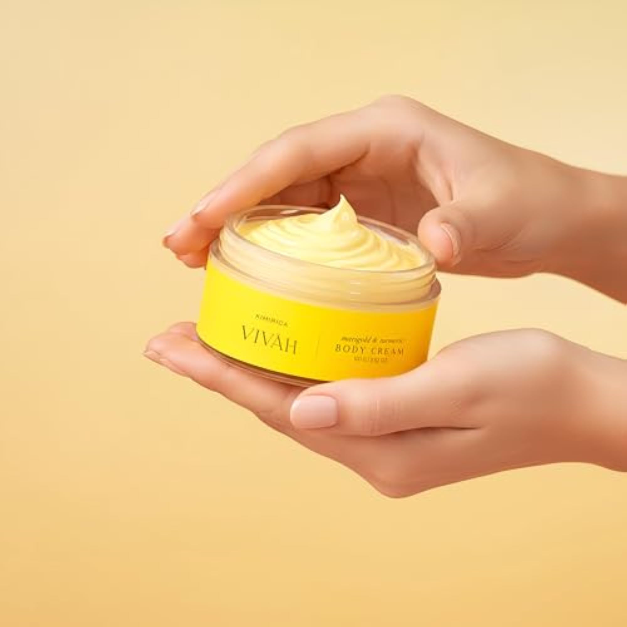 Turmeric Body Cream Jar, 100gm
