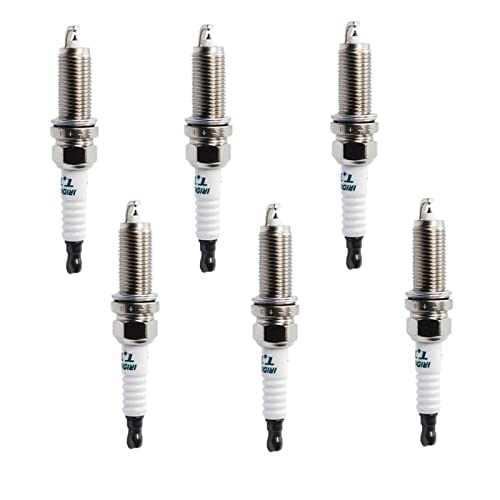 Bougies d'allumage pour Peugeot 408 et 508 - Lot de 6 pièces en double iridium