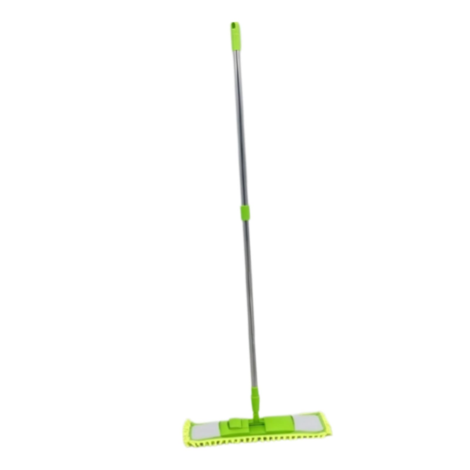Vadrouille Plate Humide et Sèche avec Tampon Chenille Amovible,