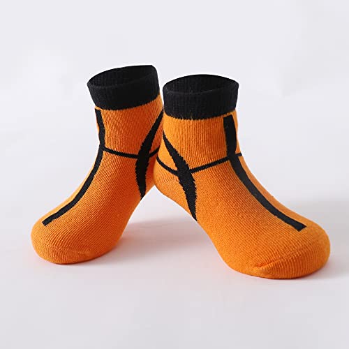 Chichoo Baby Basketball Outfit Socks Boys Football Socks Girls Kids Sports Themed Newborn Infant Toddler 0-12 Months thumb #2