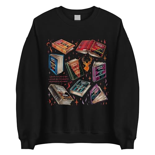 MadalenStore Throne of Glass Series Sweatshirt - TOG Quotes
