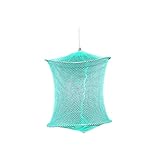 XCSM Red de Pesca portátil, Trampa para cangrejos, cangrejos, camarones, Red fundida, Trampa para Cebo de Pesca, Redes de Pesca plegadas, Accesorios de Pesca