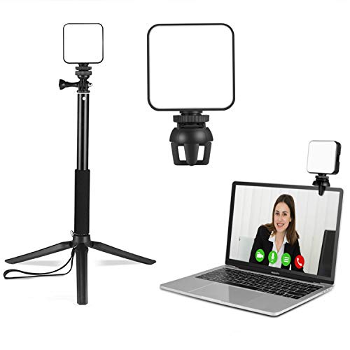 Videokonferenz Beleuchtung, CHANONE Video Licht mit abnehmbarem Clip und Stativ für MacBook-Videokonferenzen für Laptops, Fernarbeit, Zoom-Besprechungsanrufe, Selbstübertragung, Live-Streaming Cover