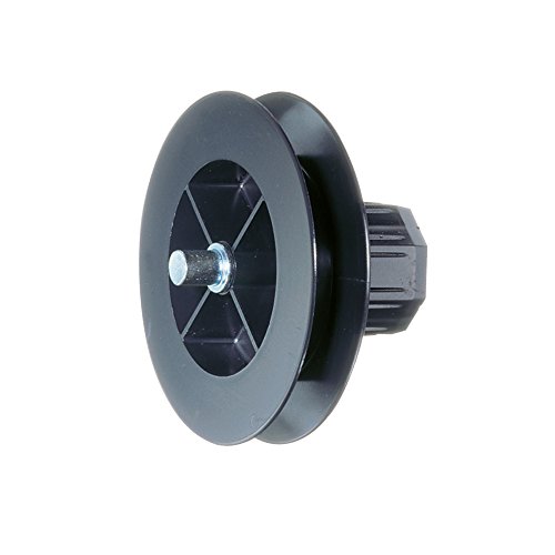 jarolift Disco para Cintas de Persianas Enrollables con Cápsula para Eje SW40, de Plástico, Diámetro 100 mm, con Perno Esterno Cover