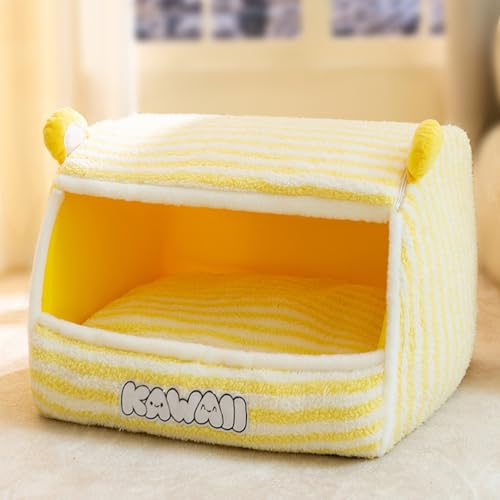 BowooHome ペットハウス 猫ハウス 犬ハウス ペットベッド 暖かい 寝床 ペット用品 室内用 中型犬 小型犬 猫 カワイイ