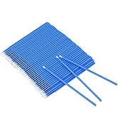 GCQQ Beauty 200PCS Micro Brush Applicator Disposable Micro Cotton Swabs for Eyelash Extensions Ma...