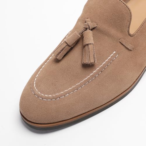 Men's Loafers & Slip-Ons - Genuine Leather Tassel Loafers for Men with Business Casual Style3
