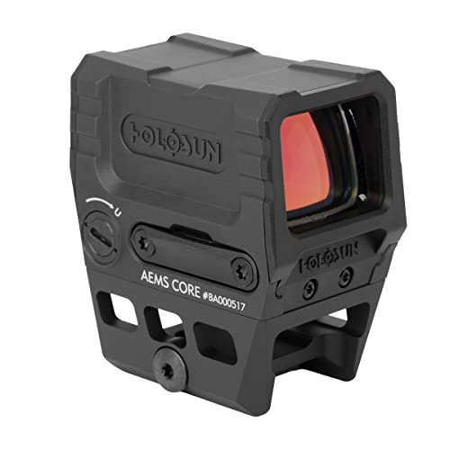 Image of Holosun AEMS CORE-110101: 2 MOA Dot Enclosed Red Dot Optic