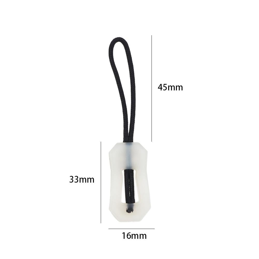 8pcs Luminous Zipper Pulls 16x78mm Glow In The Dark Night - Foto 2