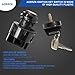 Aoerzn Premium Ignition Key Switch 3 Position 6 Pins, Fits for 2001-2018 Polaris Ranger, Sportsman, Scrambler, RZR, Crew, HD, EV, 4, X2, XP, 170 300 325 400 425 450, Replaces 4012165 4010390 4011002
