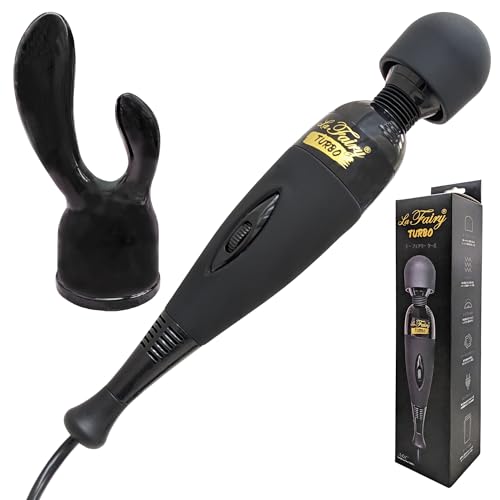 【Amazon.co.jp 限定】電マ ラ フェアリー ターボ コンセント式 強力 ハイパワー + オリジナル バーニーズアタッチメント ときめきset - 画像1