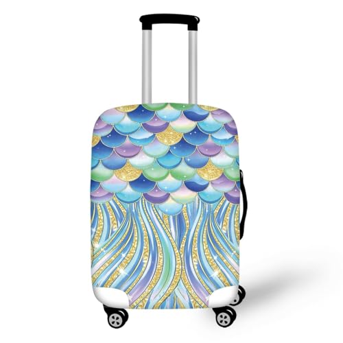 Couvre Bagage XL Bleu Jaune Lavable et Réutilisable pour Voyage