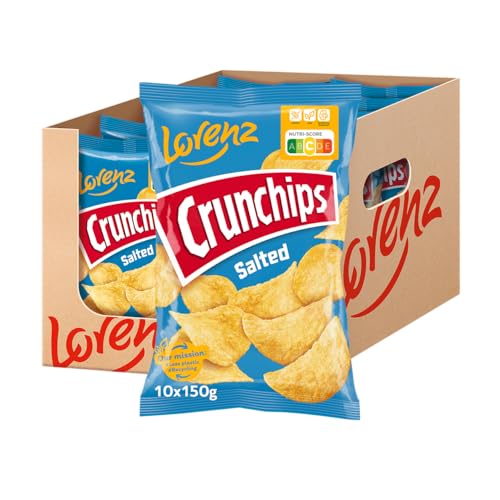 LORENZ | Crunchips Salted | 10 x 150 g | vegan