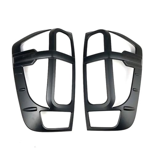 Cubierta de luz trasera ABS negro mate para Nissan Navara NP300 2015-2021 protector de lámpara
