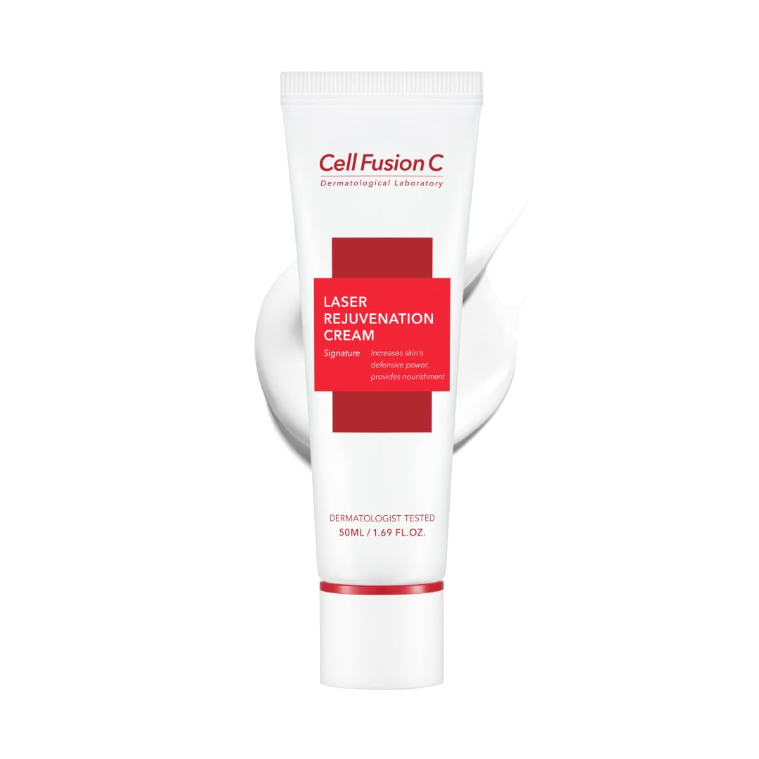 Cell Fusion C Laser Rejuvenation Cream, Retinol, Bakuchiol & 5 Peptides, Wrinkles, Fine Lines, Dry Skin, Moisturizer for Youthful Complextion, 1.69 fl.oz