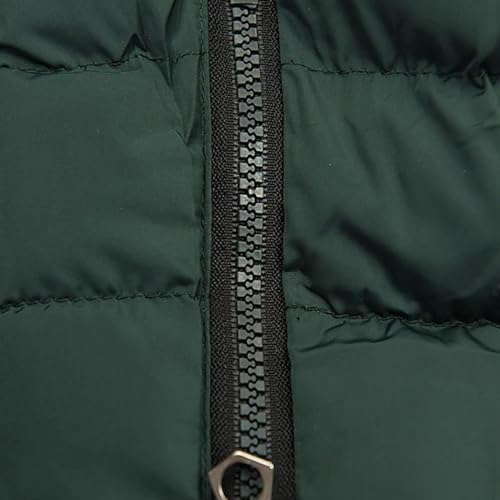 Wintermantel Damen Warm Gefüttert Steppjacke Lange Elegant Damenmantel Langarm Winter Parka Jacke mit Kapuze Winterparka Mantel Einfarbig Bequemes Sportjacke Winddicht Outdoorjacke, Schwarz S