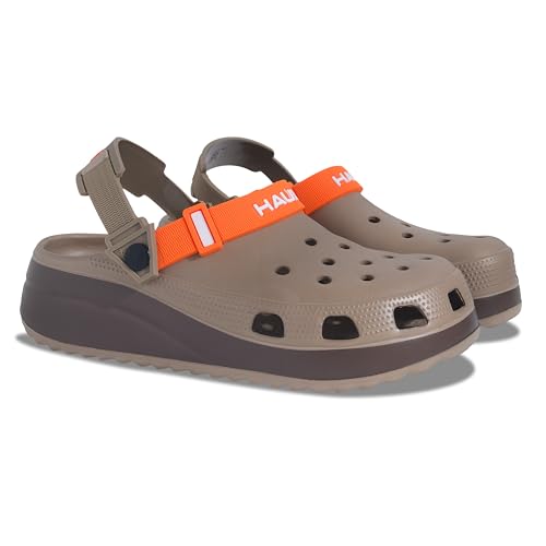 Image of HAUX Classic Ultra Soft Clogs /Sandals with Adjustable Back Strap| Comfortable & Lightweight| Stylish & Anti-Skid| Indoor & Outdoor Casual Sports Mules Boys