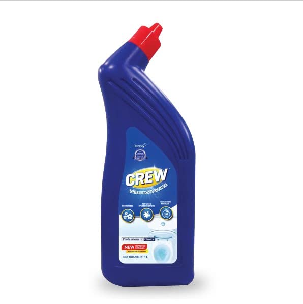 Image of Diversey Crew Toilet Bowl Cleaner - 1 L | Deodorizes | Tough on Stubborn Stains | Fast Action Formula