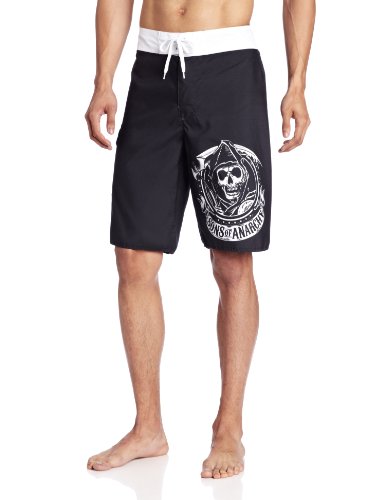 Sons of Anarchy Men's Standard Barbed Wire Boardshort