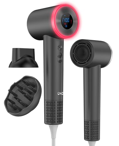 OSOU Diffuser Hair Dryer, High Speed Fast Drying Hair Dryers, Negative Ionic Professional Blow Dryer...